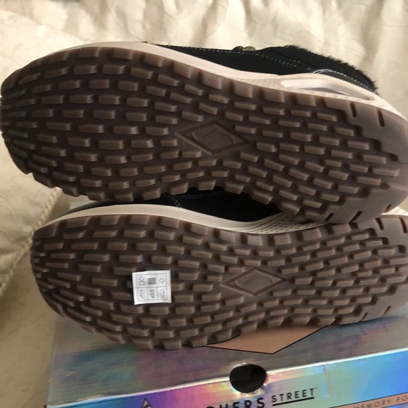 Skechers Street Black boots womens 10 new - Picture 7 of 9